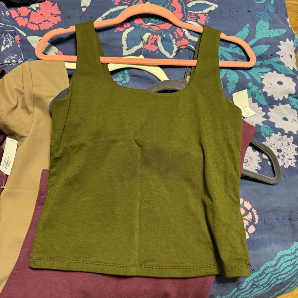 Olive Green Women's Tank Top